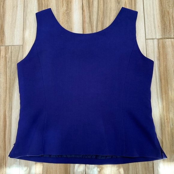 Kasper Women's Royal Blue Tank Top - Picture 2 of 6